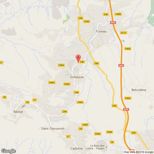 Plan des salles de sport de Greasque