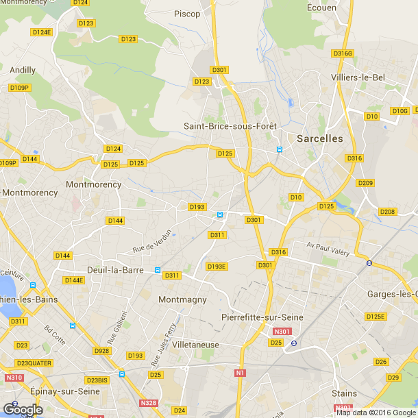 Plan des salles de sport de Groslay