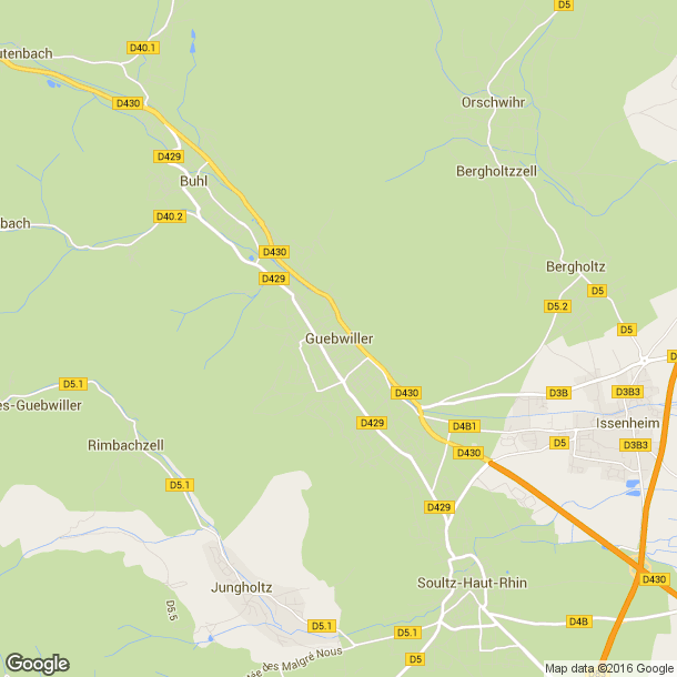 Plan des salles de sport de Guebwiller