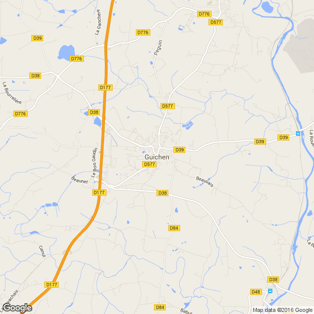 Plan des salles de sport de Guichen