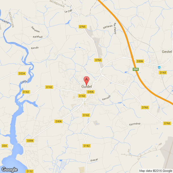 Plan des salles de sport de Guidel