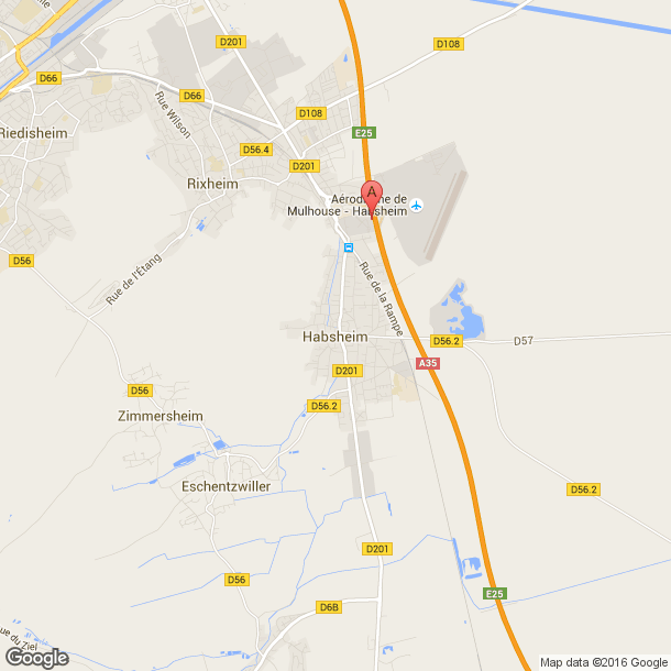 Plan des salles de sport de Habsheim