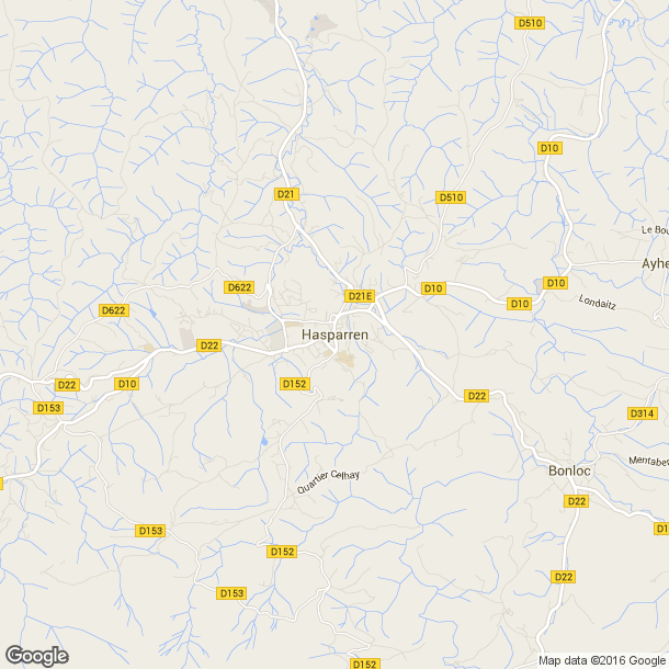 Plan des salles de sport de Hasparren