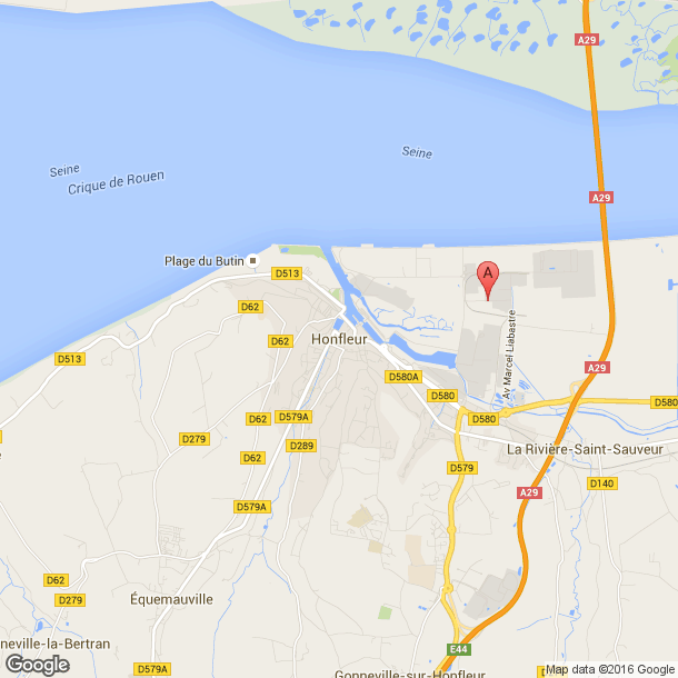 Plan des salles de sport de Honfleur