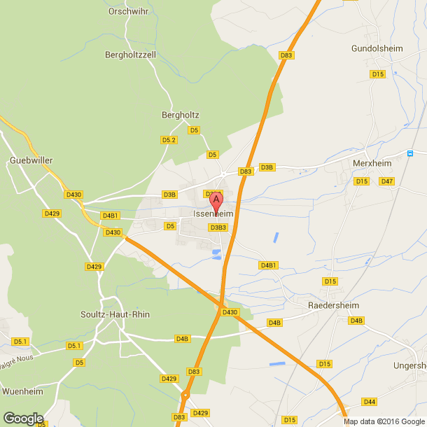 Plan des salles de sport de Issenheim