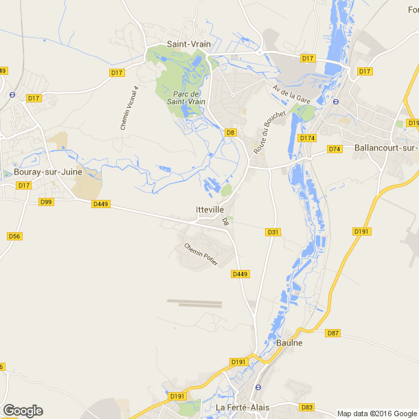 Plan des salles de sport de Itteville