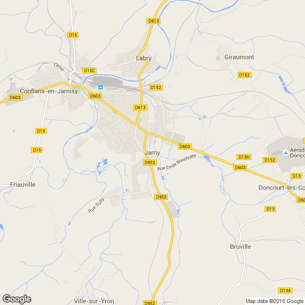 Plan des salles de sport de Jarny