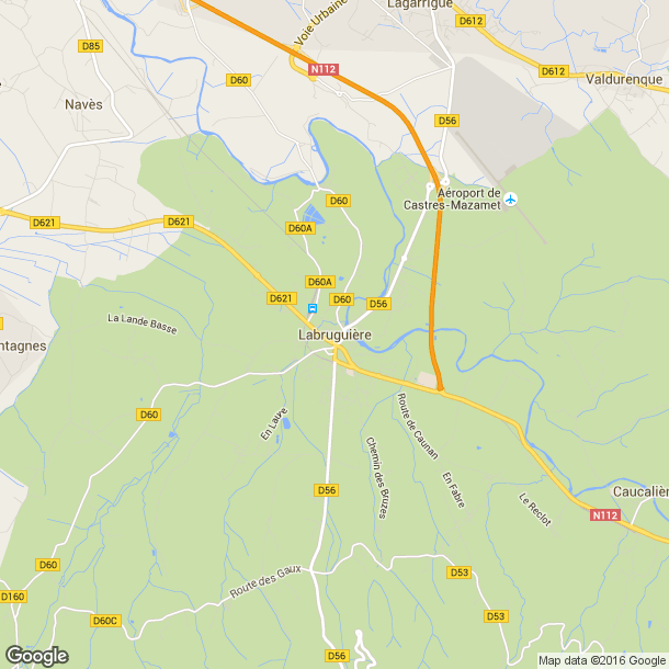 Plan des salles de sport de Labruguière