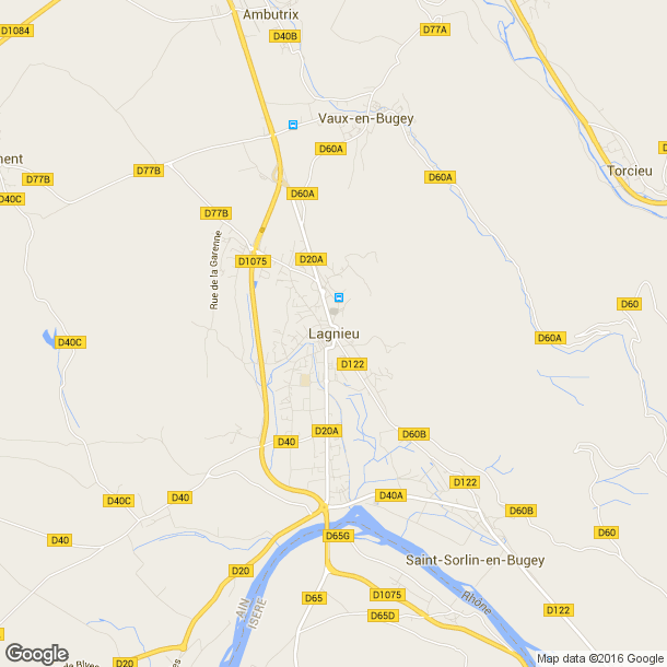 Plan des salles de sport de Lagnieu