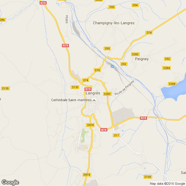 Plan des salles de sport de Langres