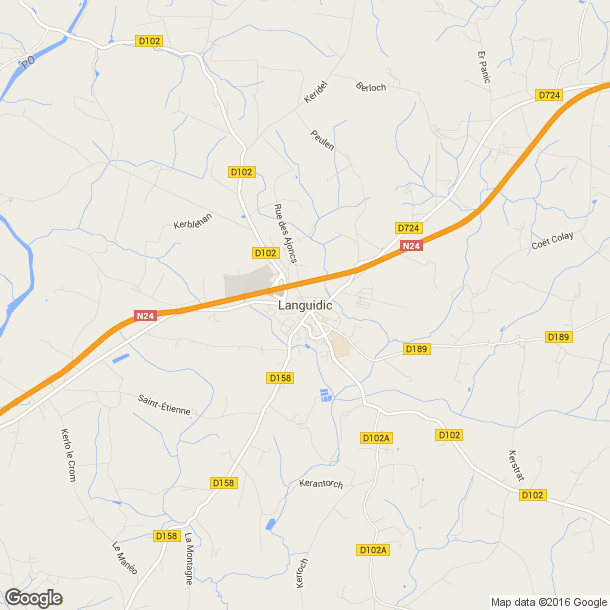 Plan des salles de sport de Languidic