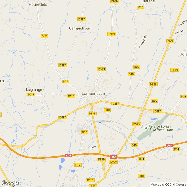 Plan des salles de sport de Lannemezan