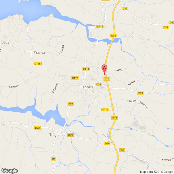 Plan des salles de sport de Lannilis