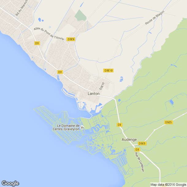 Plan des salles de sport de Lanton