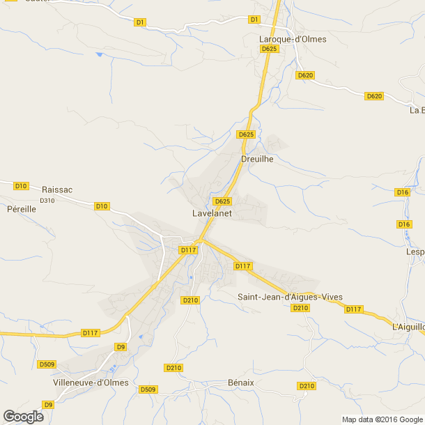 Plan des salles de sport de Lavelanet