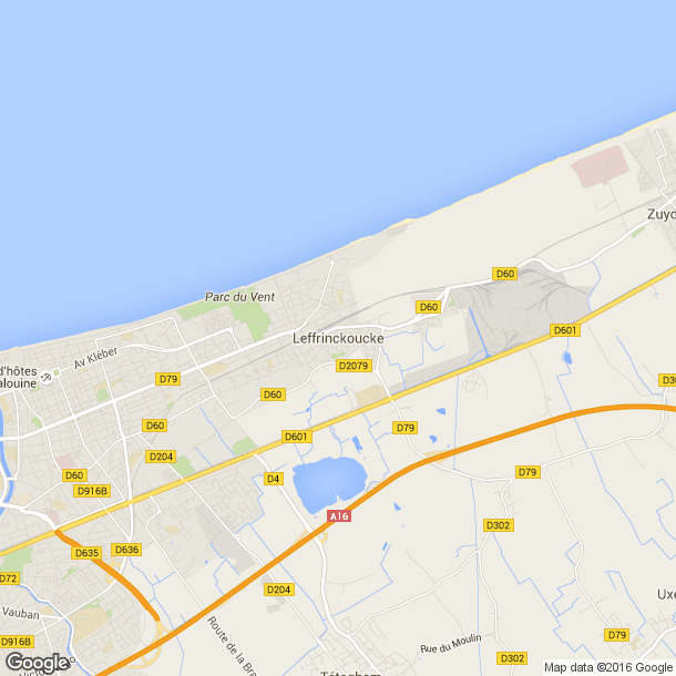 Plan des salles de sport de Leffrinckoucke