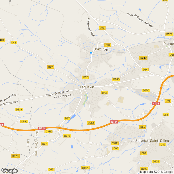 Plan des salles de sport de Léguevin