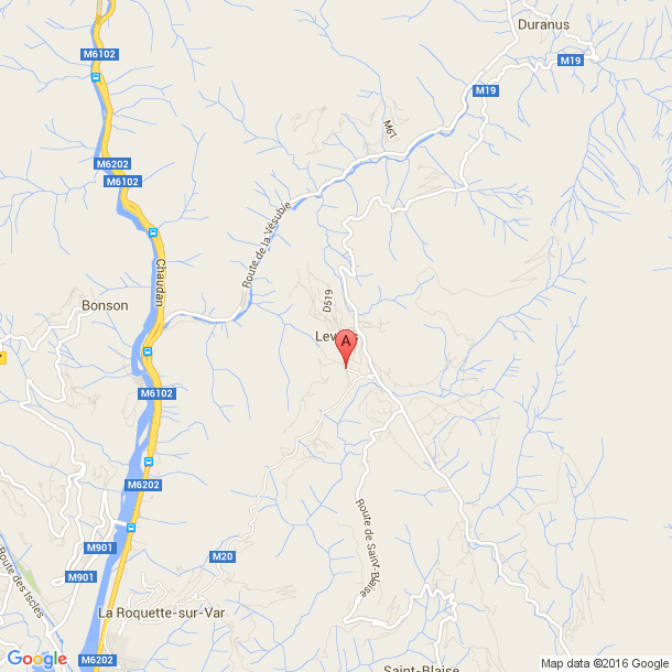 Plan des salles de sport de Levens