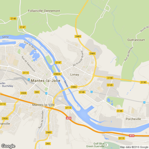 Plan des salles de sport de Limay