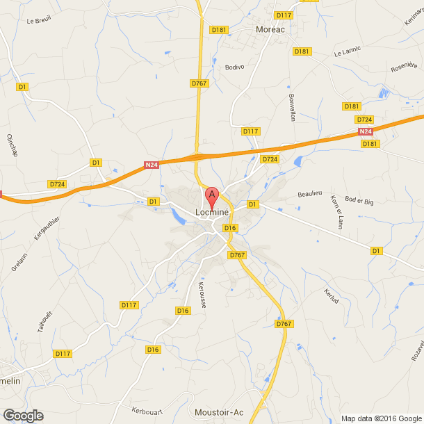 Plan des salles de sport de Locmine