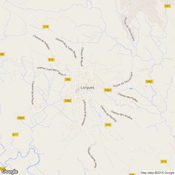 Plan des salles de sport de Lorgues