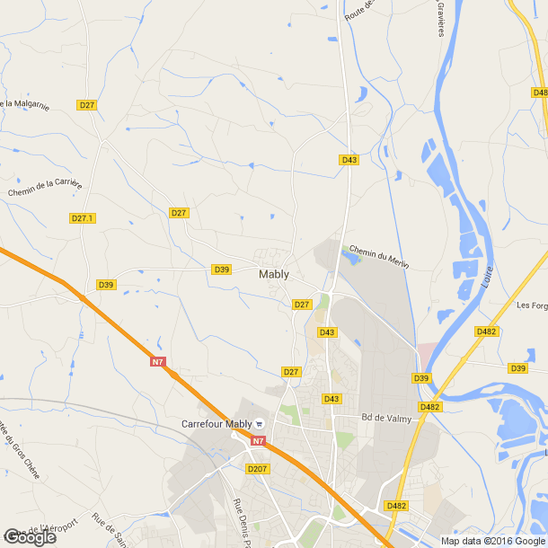 Plan des salles de sport de Mably