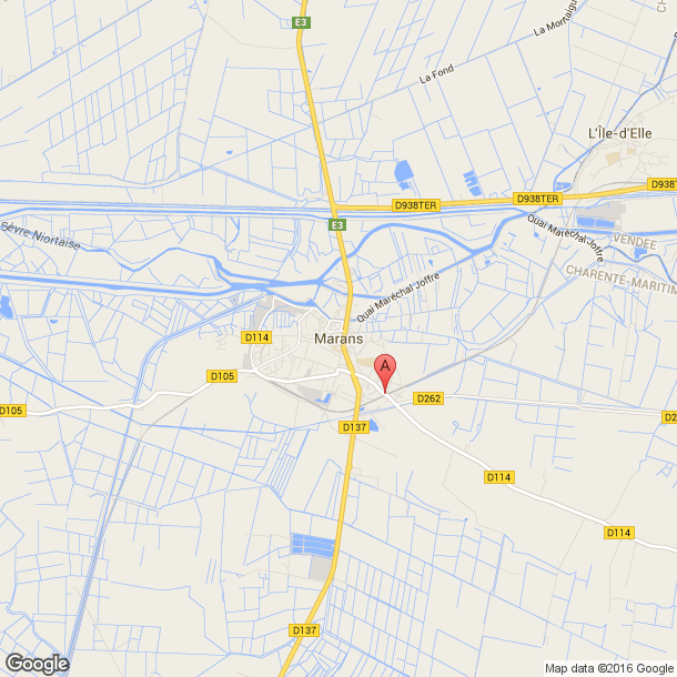 Plan des salles de sport de Marans