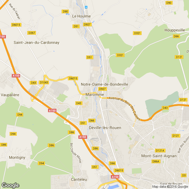 Plan des salles de sport de Maromme