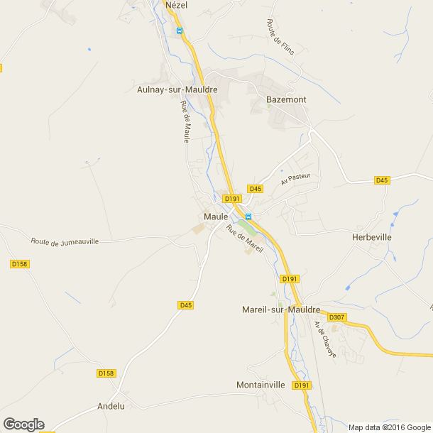 Plan des salles de sport de Maule