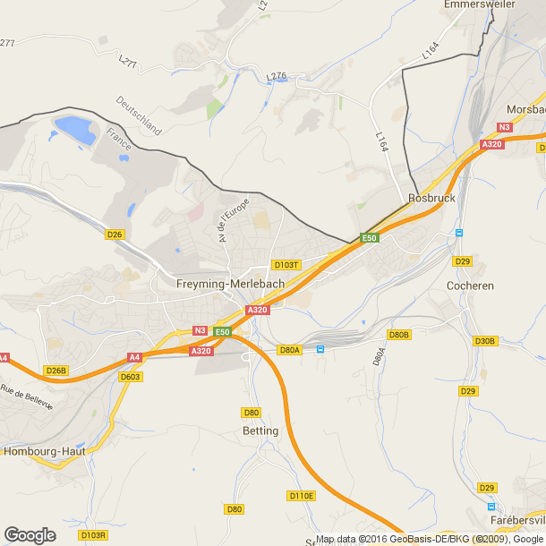 Plan des salles de sport de Merlebach