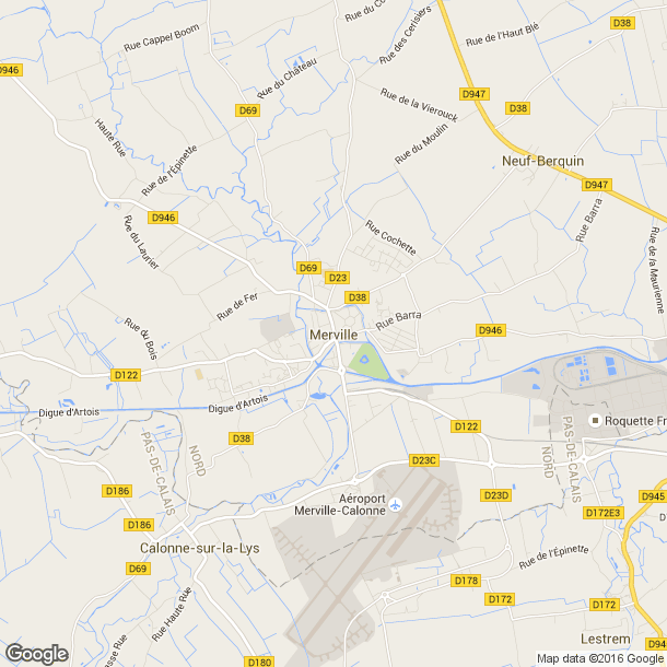 Plan des salles de sport de Merville