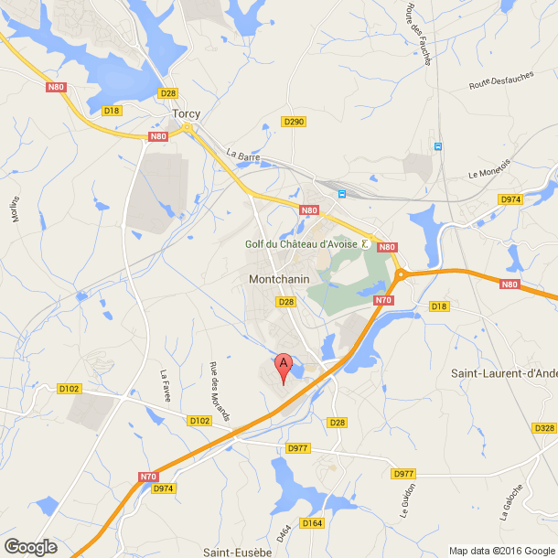 Plan des salles de sport de Montchanin