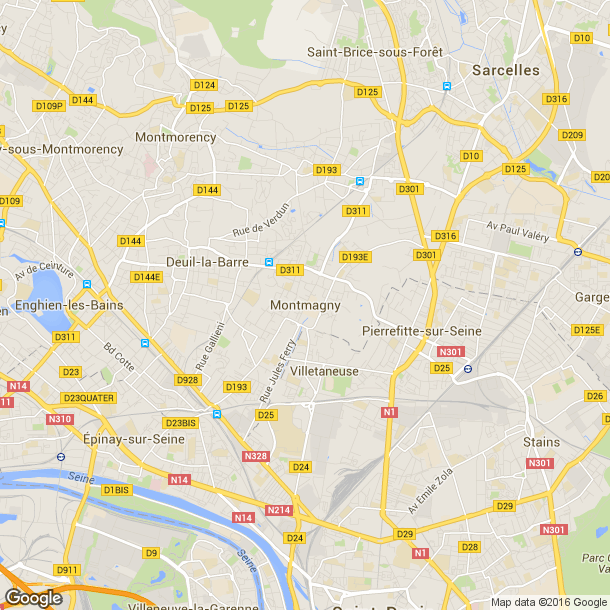 Plan des salles de sport de Montmagny