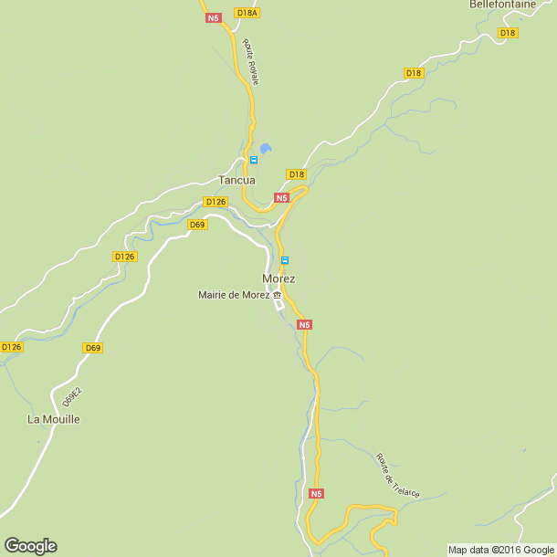 Plan des salles de sport de Morez