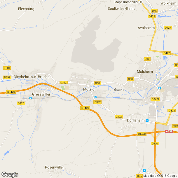 Plan des salles de sport de Mutzig