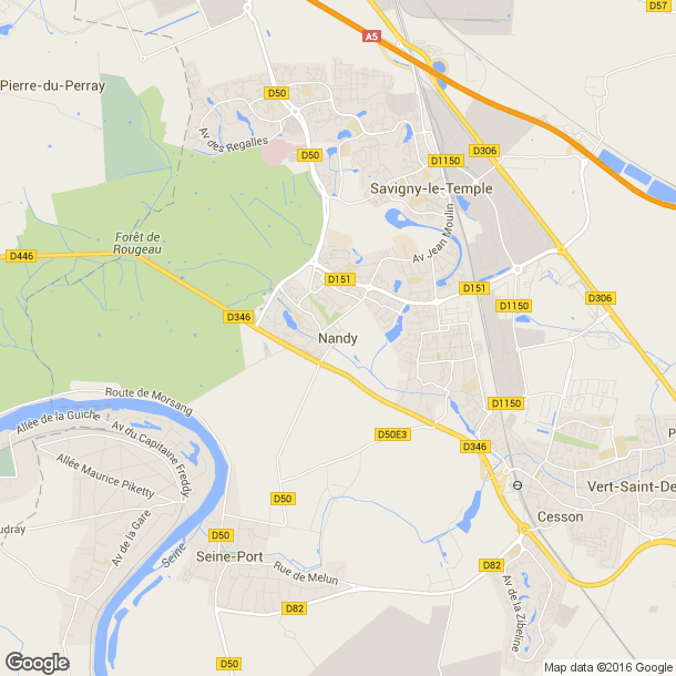 Plan des salles de sport de Nandy