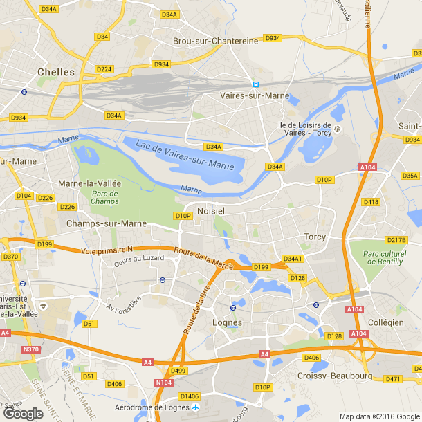 Plan des salles de sport de Noisiel