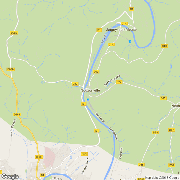 Plan des salles de sport de Nouzonville