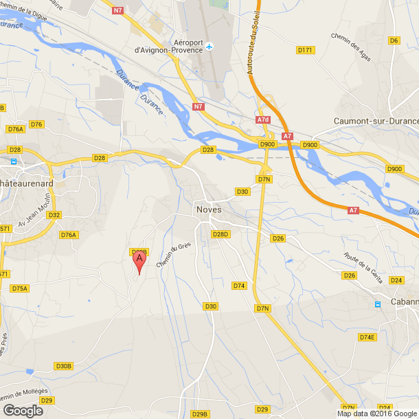 Plan des salles de sport de Noves
