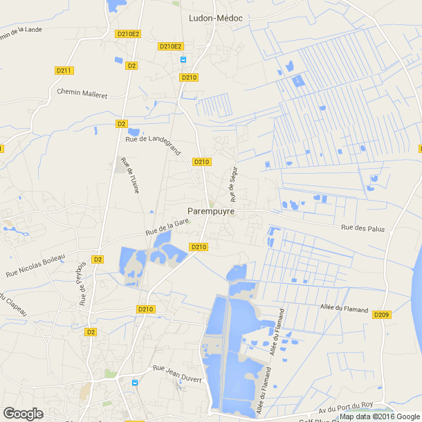 Plan des salles de sport de Parempuyre