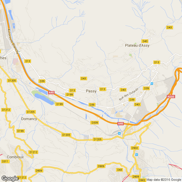 Plan des salles de sport de Passy