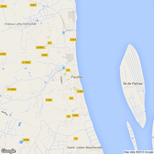 Plan des salles de sport de Pauillac