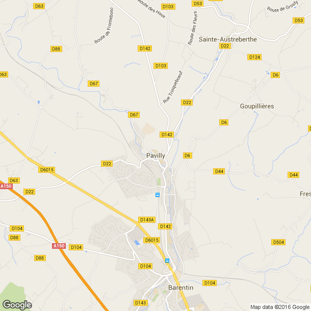 Plan des salles de sport de Pavilly