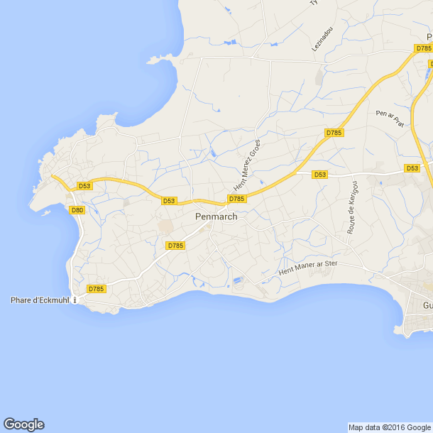 Plan des salles de sport de Penmarch