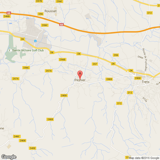 Plan des salles de sport de Peynier