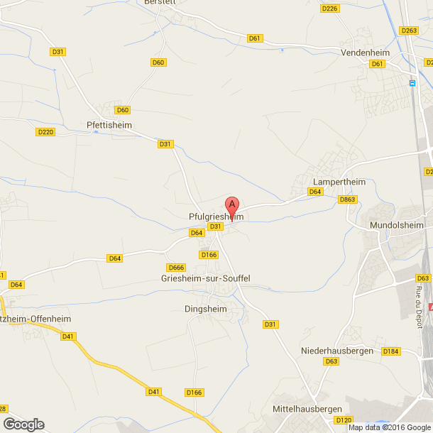 Plan des salles de sport de Pfulgriesheim