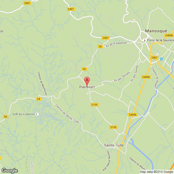 Plan des salles de sport de Pierrevert