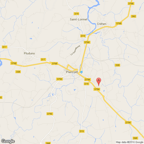 Plan des salles de sport de Plancoet