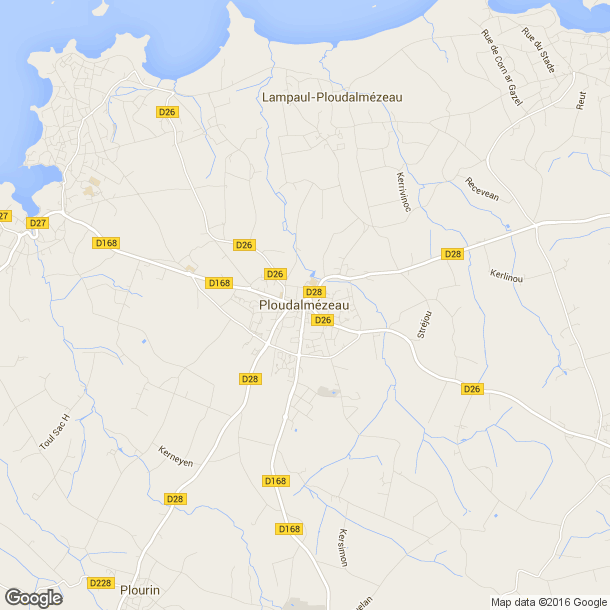 Plan des salles de sport de Ploudalmézeau