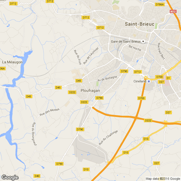 Plan des salles de sport de Ploufragan